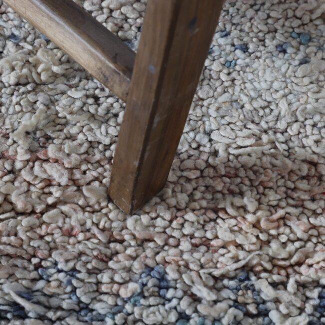 Old Beni Mguild Carpet 8.0×5.4 Ft – Moroccan Wool Rug - Image 7