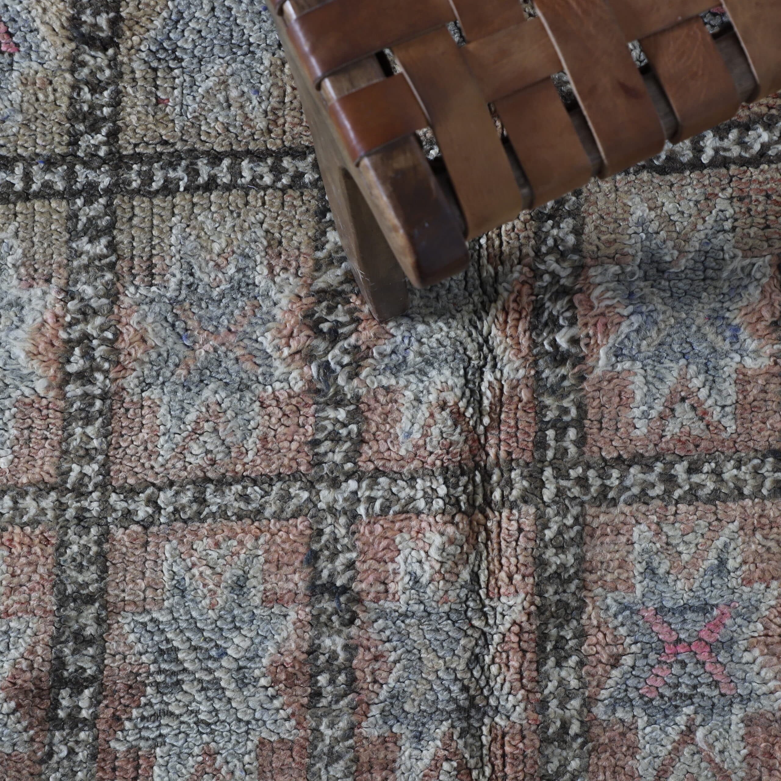 Vintage Beni Mguild Rug 6.8×5.8 Ft - Image 7