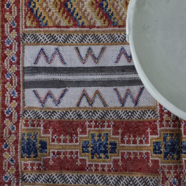 Vintage Glaoui Rug 6.2×3.9 Ft – Handmade Moroccan Wool - Image 3