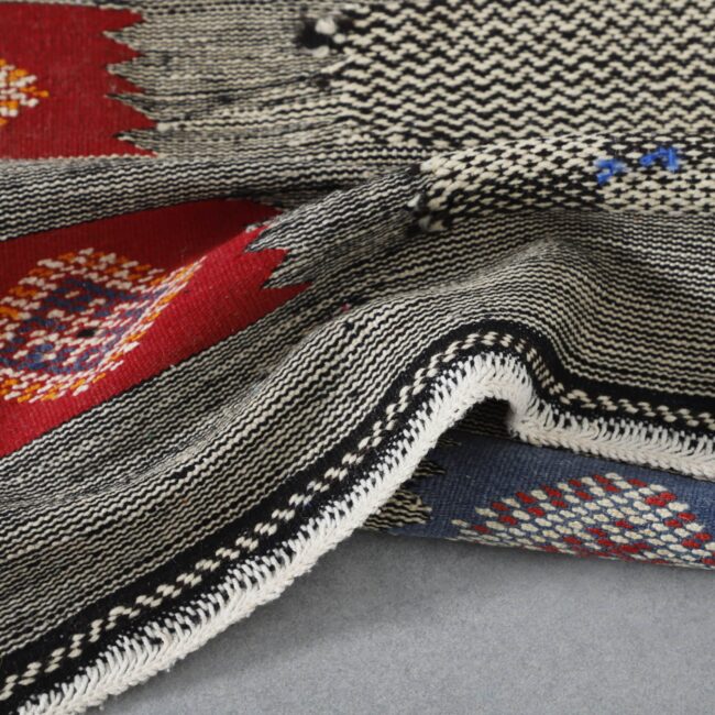 Zanafi Runner 5.1×2.3 ft – Handmade Moroccan Wool Flatweave Rug - Image 2