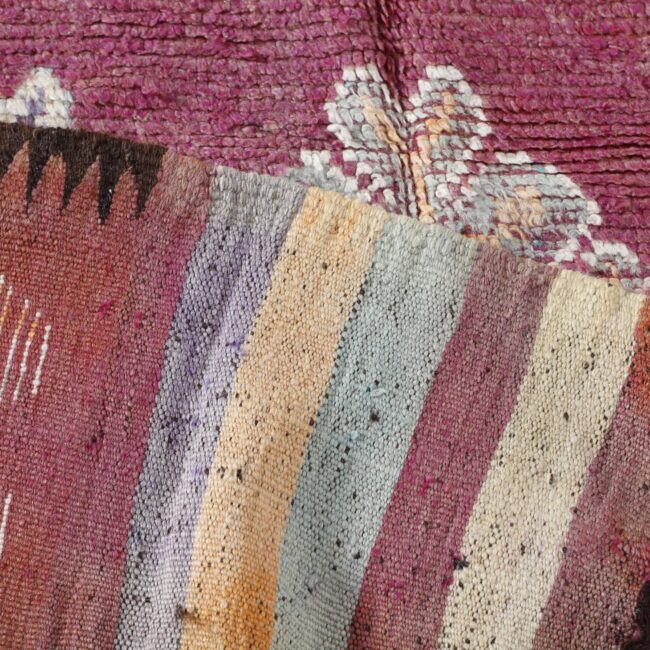 Vintage Carpet 10.1×4.9 ft – Handmade Moroccan Wool Rug with Geometric Patterns - Image 5