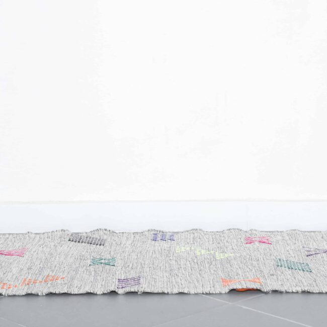 Vintage Runner 8.9×2.4 ft – Handmade Moroccan Flatweave Wool Rug - Image 4