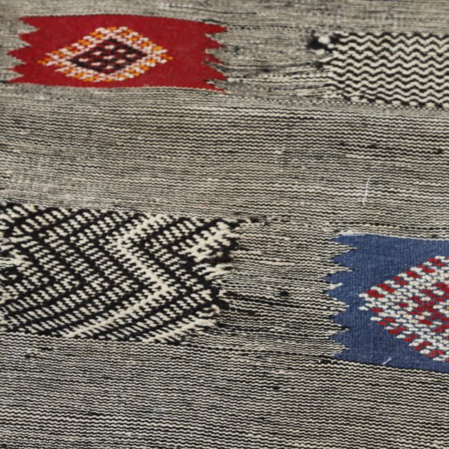 Zanafi Runner 5.1×2.3 ft – Handmade Moroccan Wool Flatweave Rug - Image 6