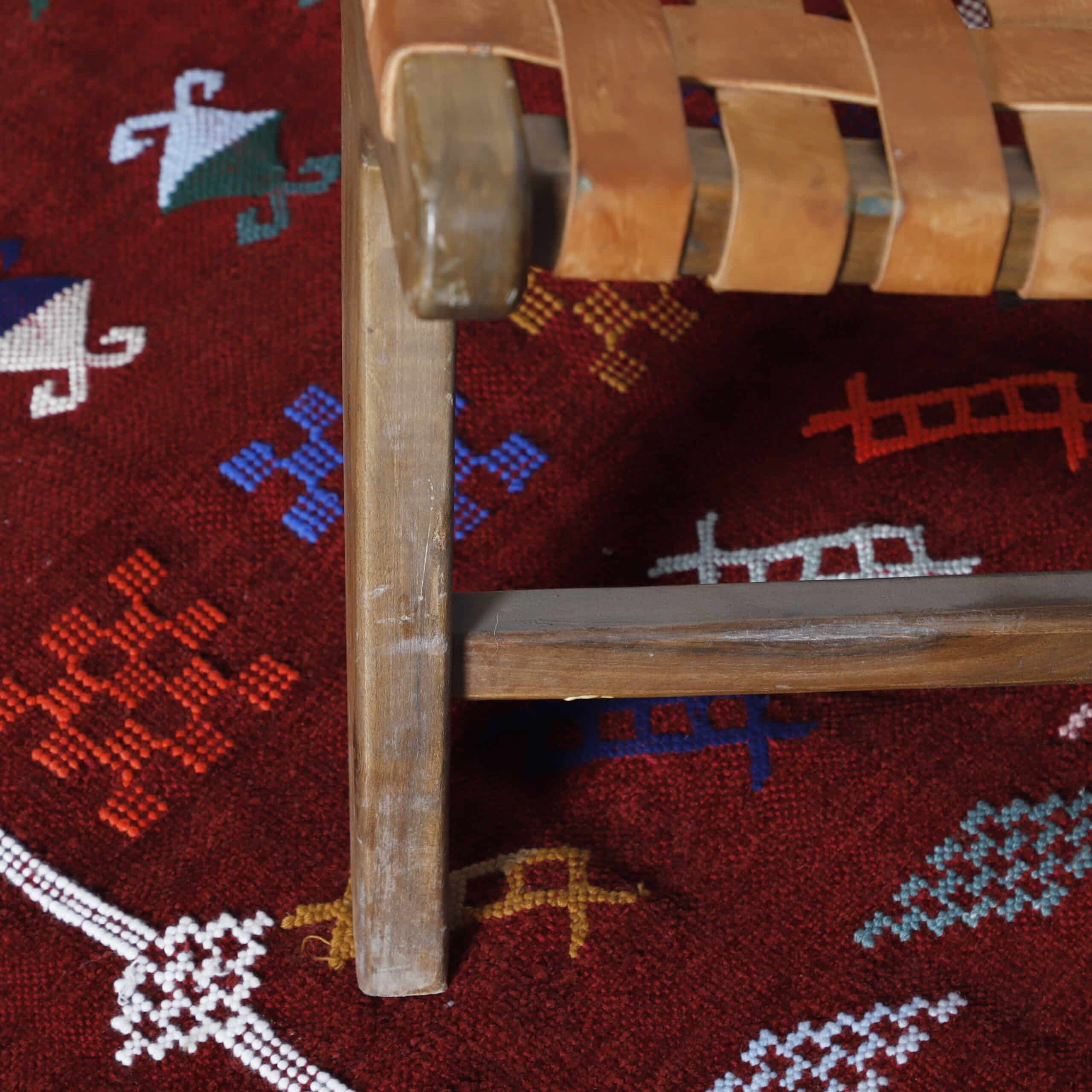 Berber Kilim Rug 6.5×3.6 ft – Handmade Moroccan Wool Carpet - Image 3