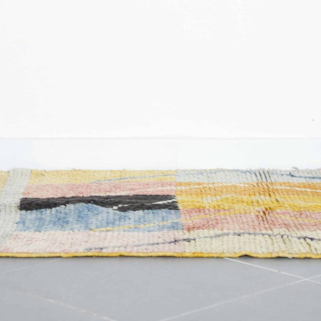 Boujaad Rug 4.9×3.4 ft – Handmade Moroccan Wool Carpet in Multicolor Design - Image 4