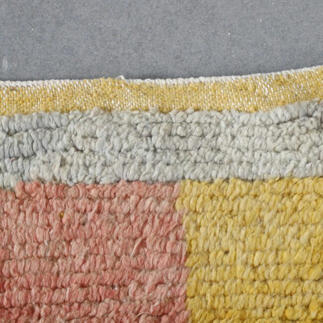 Boujaad Rug 4.9×3.4 ft – Handmade Moroccan Wool Carpet in Multicolor Design - Image 5