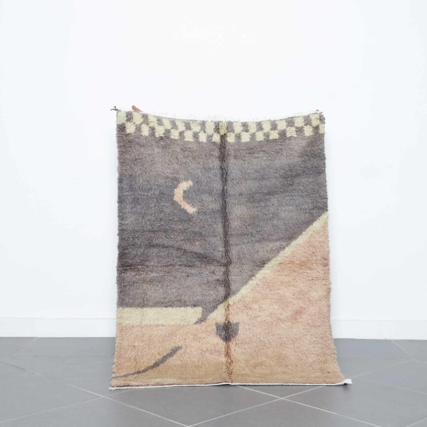 Boujaad Rug 4.7×3.3 ft handmade Moroccan wool rug