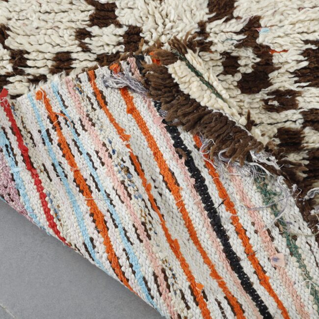 Vintage Beni Ourain 6.7×2.8 ft – Handmade Moroccan Wool Runner Rug - Image 2