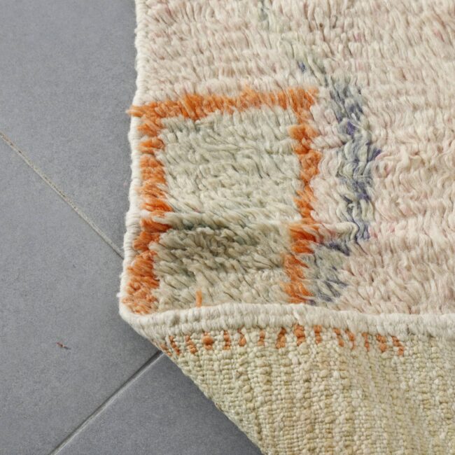 New Boujaad Runner 11.1×2.4 ft – Handmade Moroccan Wool Rug with Colorful Abstract Patterns - Image 2