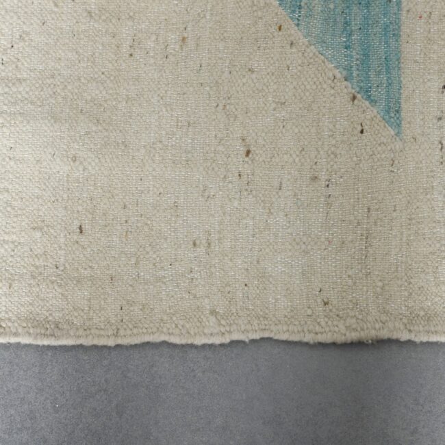 Vintage Kilim Rug 7.5×4.8 ft – Handmade Moroccan Wool Flatweave Carpet - Image 6