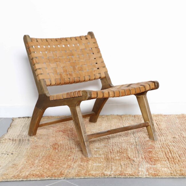 Vintage Beni Mguild – Handmade Moroccan Wool Rug - Image 2