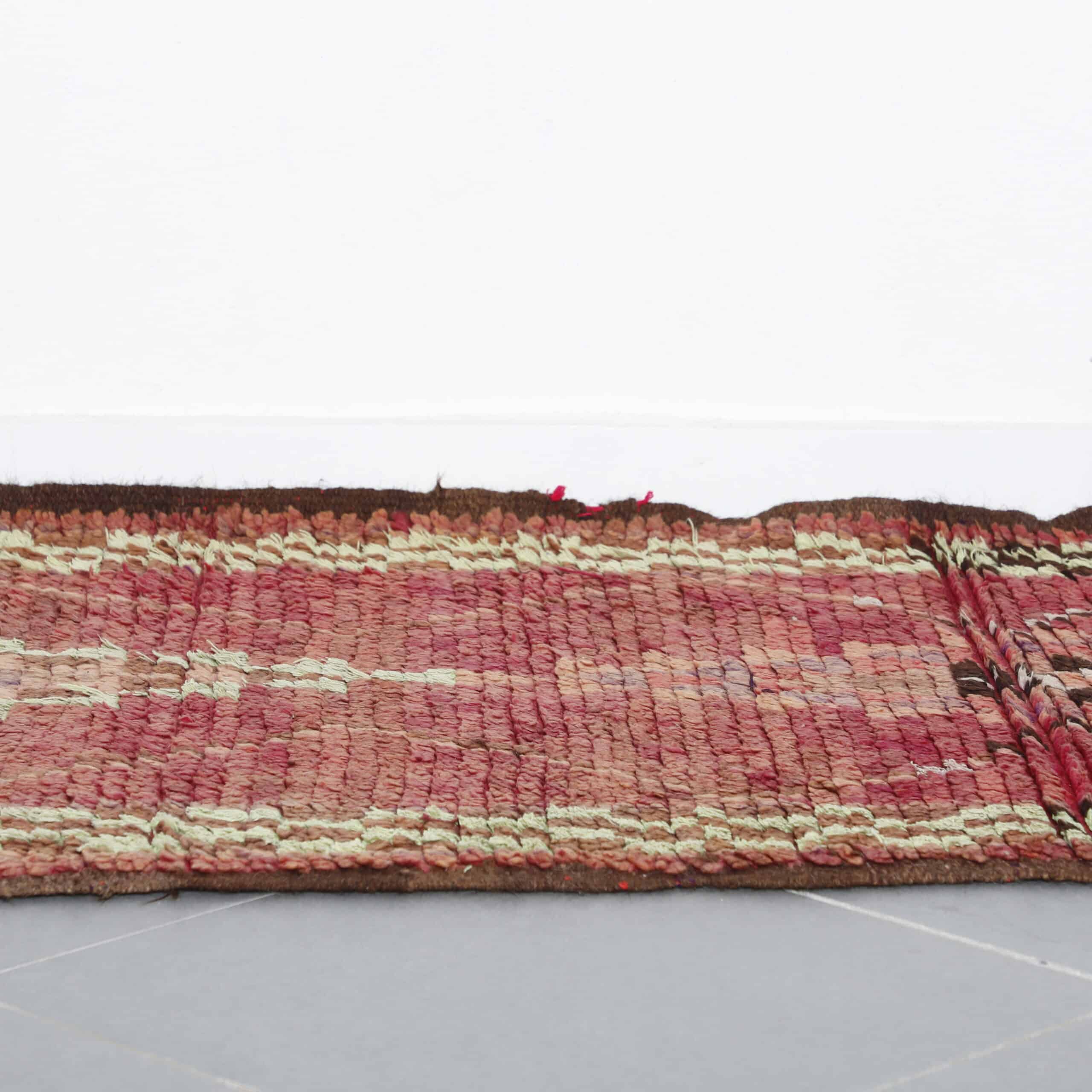 Boujaad Rug Runner 7.8×3.4 ft – Handmade Moroccan Wool Runner - Image 3