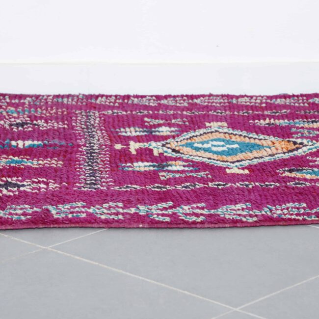 Large Handmade Colorful Moroccan Berber Rug 270cm x 140cm – Authentic Wool Carpet - Image 3