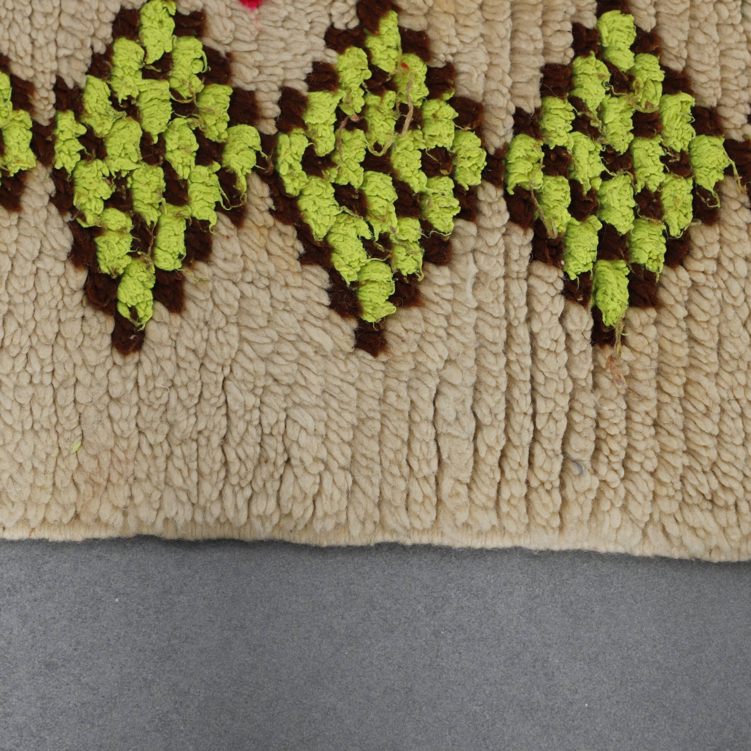 Handmade Colorful Moroccan Azilal Rug 175cm x 122cm – Bright Wool Berber Carpet - Image 2