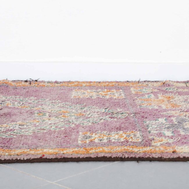 Large Vintage Handmade Moroccan Berber Rug 288cm x 133cm – Authentic Wool Carpet - Image 3