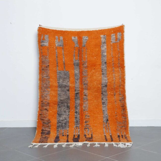Colorful Moroccan Boujaad Rug 180cm x 120cm handmade wool rug