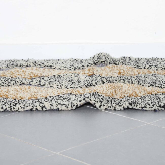 Handmade Moroccan Beni Ouarain Rug 152cm x 101cm – Brown Wool Berber Carpet - Image 5