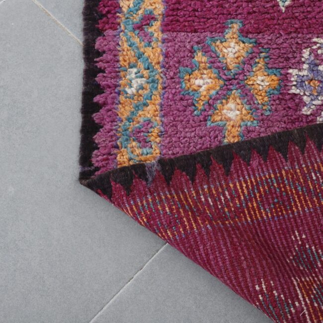 Large Handmade Moroccan Berber Rug 295cm x 107cm – Traditional Wool Carpet - Image 3