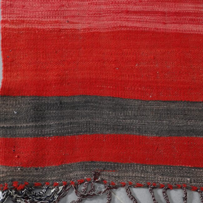 Red Moroccan Kilim rug