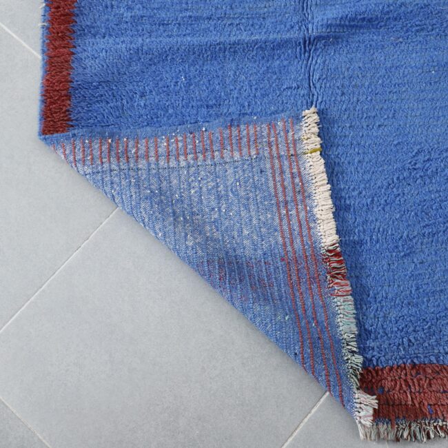 Blue Moroccan Kilim rug