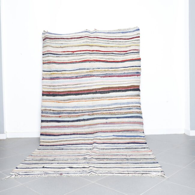 Striped Moroccan Kilim Rug