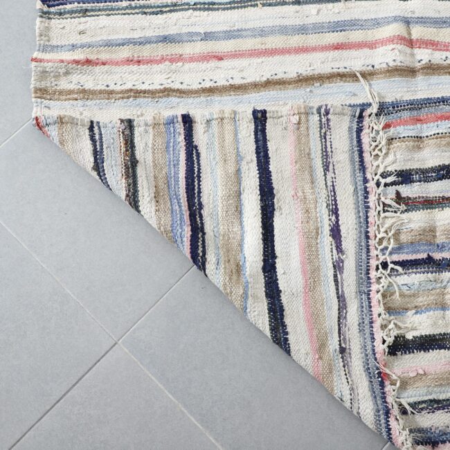 Striped Moroccan Kilim Rug - Image 6