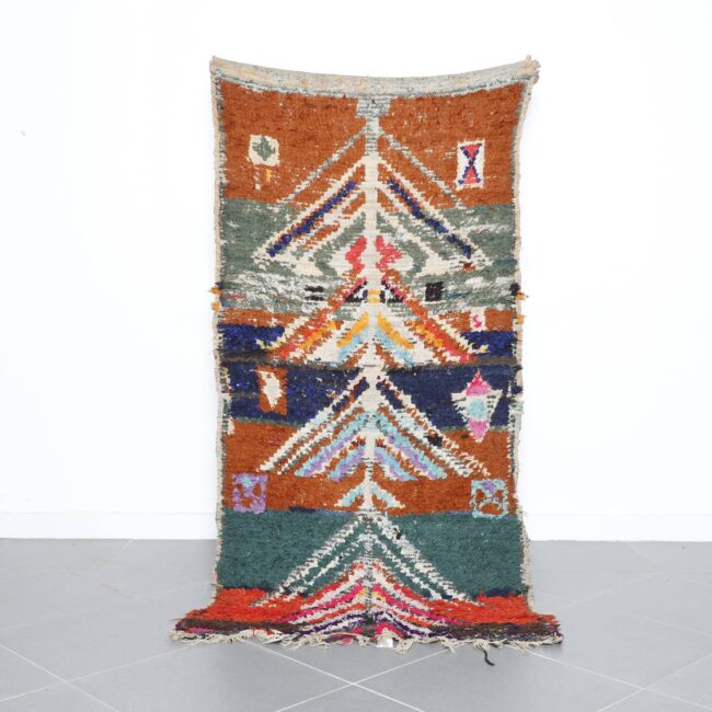 Colorful Moroccan Azilal Rug