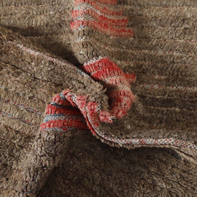 Handmade Moroccan Beni Ourain Runner Rug with Minimalist Geometric Design - Image 2