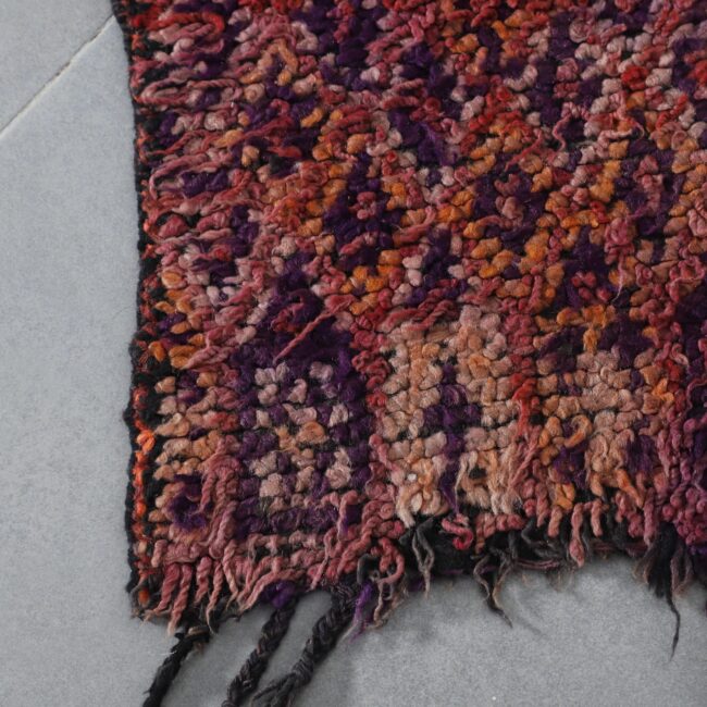 Moroccan Beni MGuild Rug with Geometric Field - Image 5