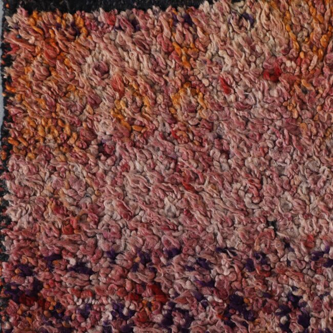 Moroccan Beni MGuild Rug with Geometric Field - Image 2