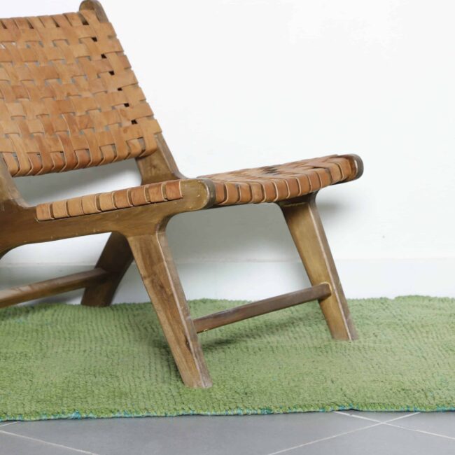 Handmade Green Moroccan Boujaad Rug - Image 2