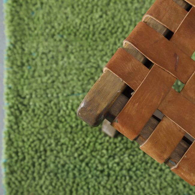 Handmade Green Moroccan Boujaad Rug - Image 3