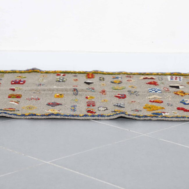 Authentic Taznakht Rug with Symbolic Motifs - Image 4