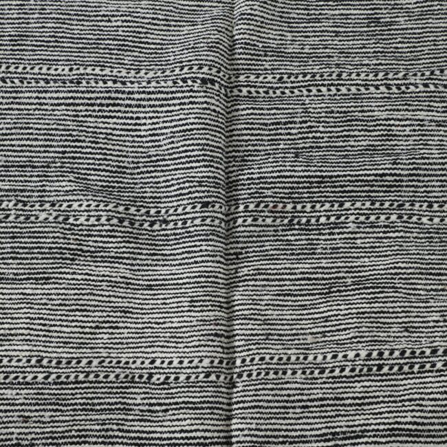 Classic Moroccan Zanafi Kilim with Horizontal Stripes - Image 6