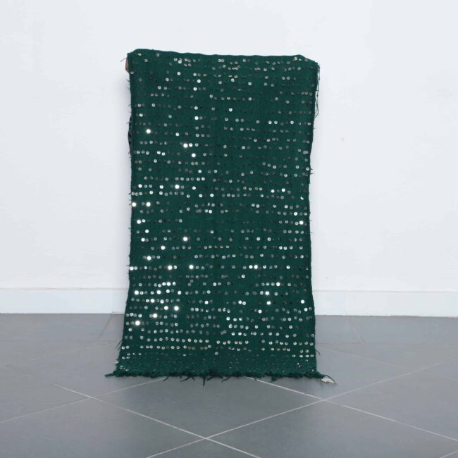 Embellished Moroccan Handira with Sequins