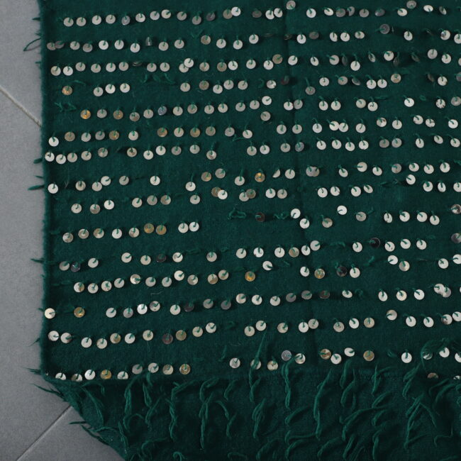 Embellished Moroccan Handira with Sequins - Image 3