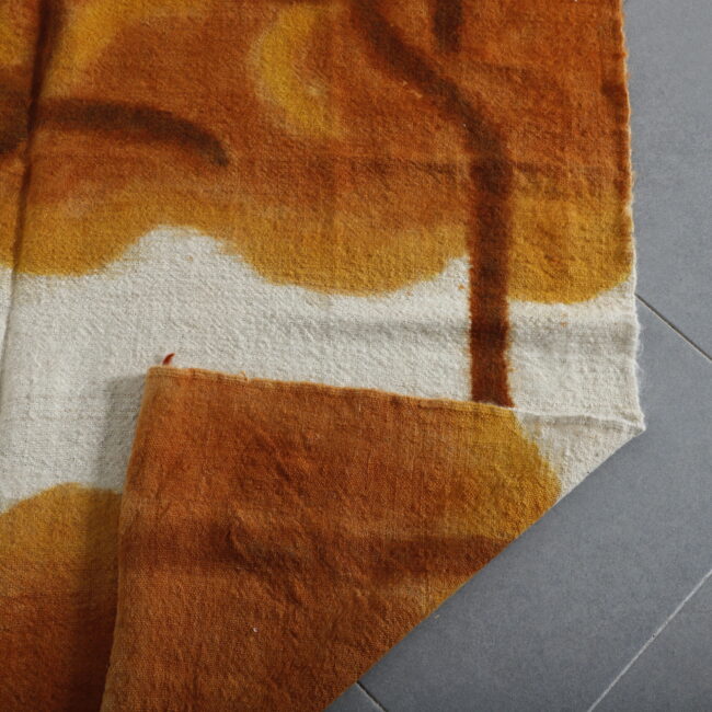 Moroccan Beni Ourain Rug with Bird Motifs - Image 4