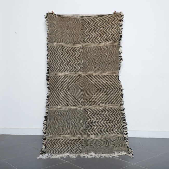 Geometric Moroccan Zanafi Kilim