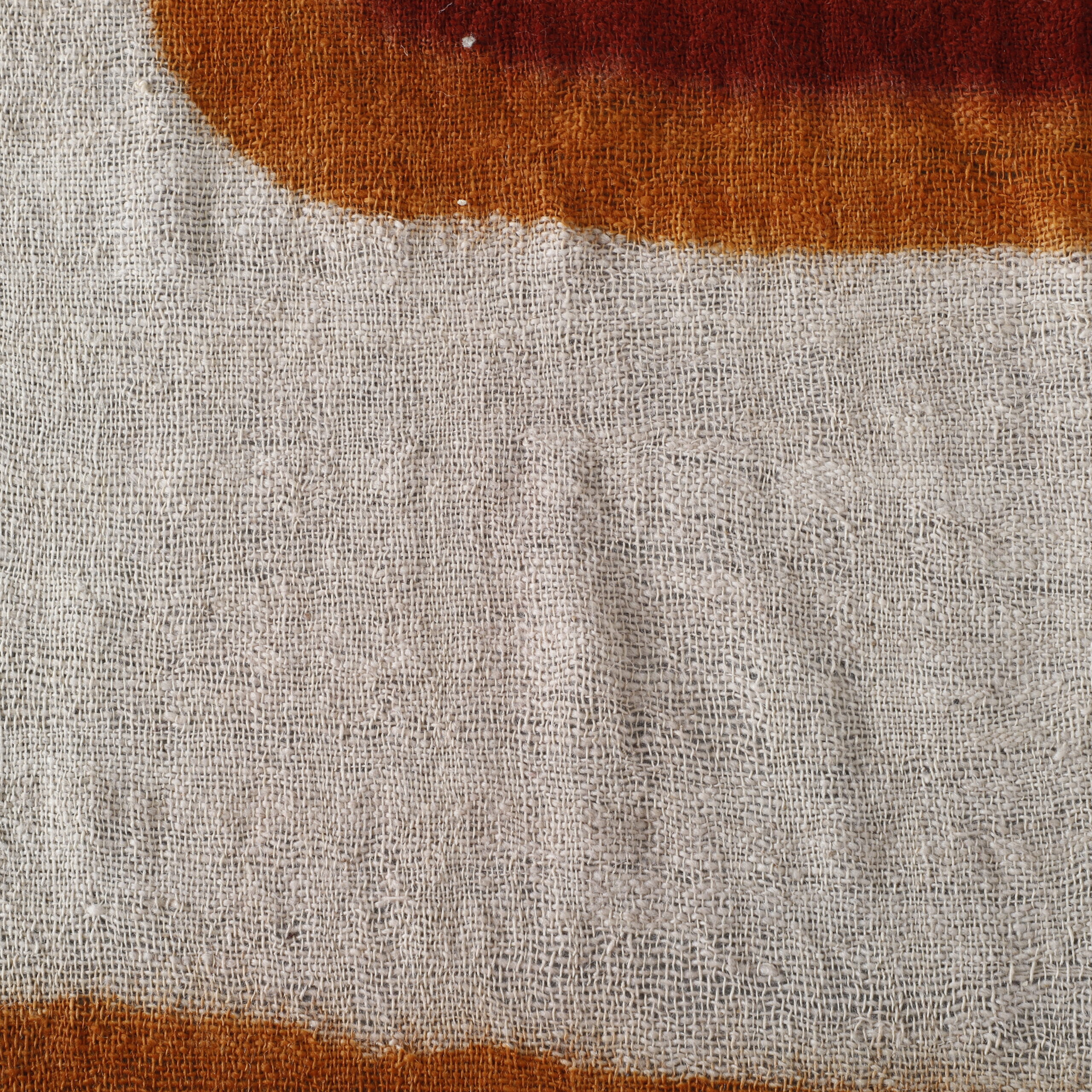 Traditional Berber Veil with Earthy Hues & Henna-Dyed Moroccan Craftsmanship - Image 4