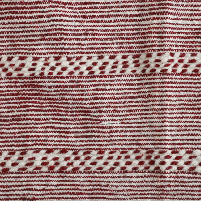 Moroccan Kilim Rug with Stripes - Handwoven Traditional Pattern - Image 3