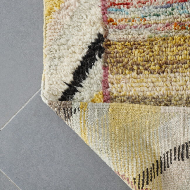 Unique Moroccan Rug with Bottle Motif - Image 5