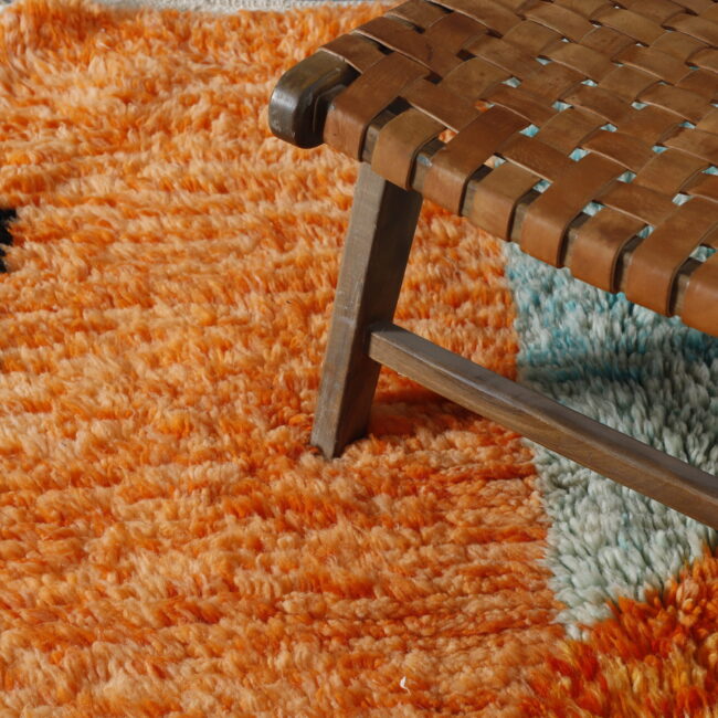 Authentic Azilal Moroccan Rug - Abstract Multicolored Carpet - Image 5