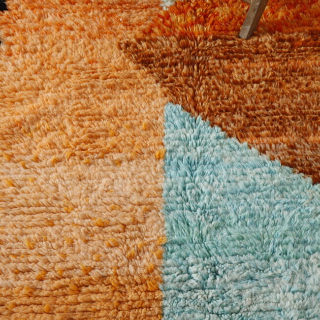 Authentic Azilal Moroccan Rug - Abstract Multicolored Carpet - Image 3