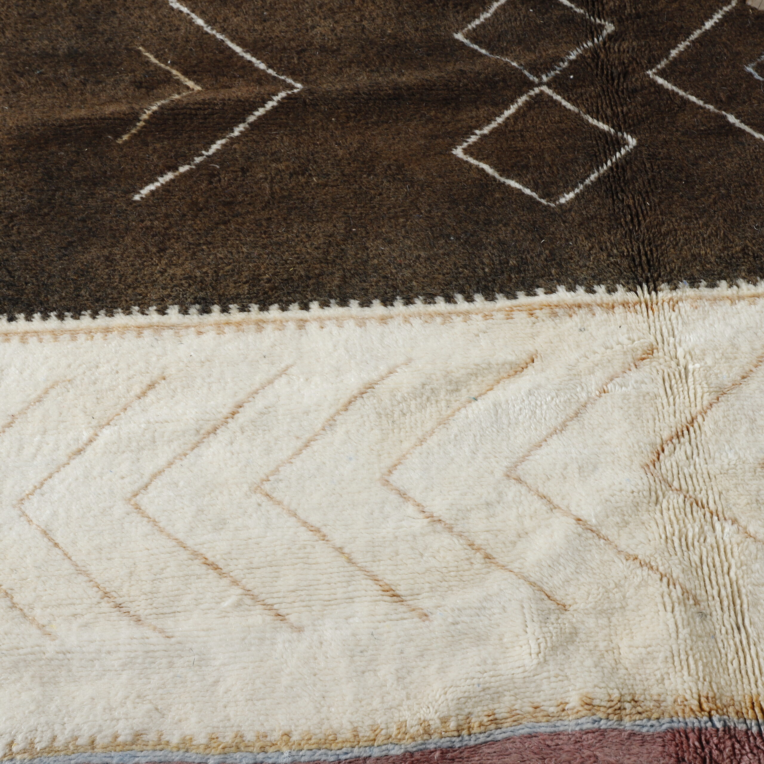 Striking Moroccan Azilal Rug with Symbolic Motifs - Image 3