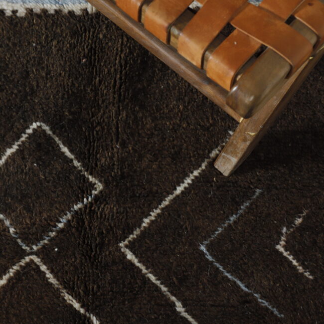 Striking Moroccan Azilal Rug with Symbolic Motifs - Image 6