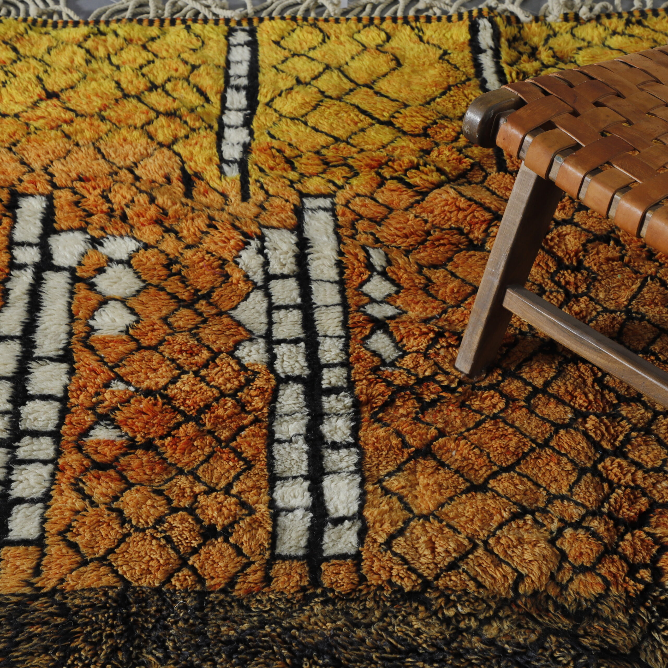 Brown Beni Mrirt Rug – Custom Moroccan Shag Rug for Modern Interiors - Image 11