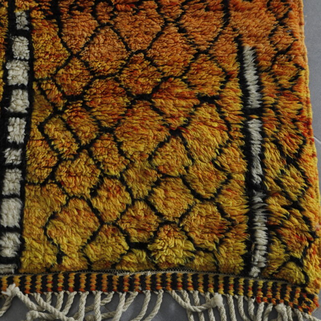 Brown Beni Mrirt Rug – Custom Moroccan Shag Rug for Modern Interiors - Image 7