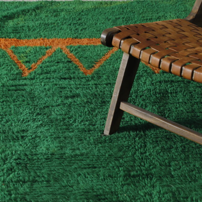 Bold Moroccan Rug with Abstract Motifs - Image 9