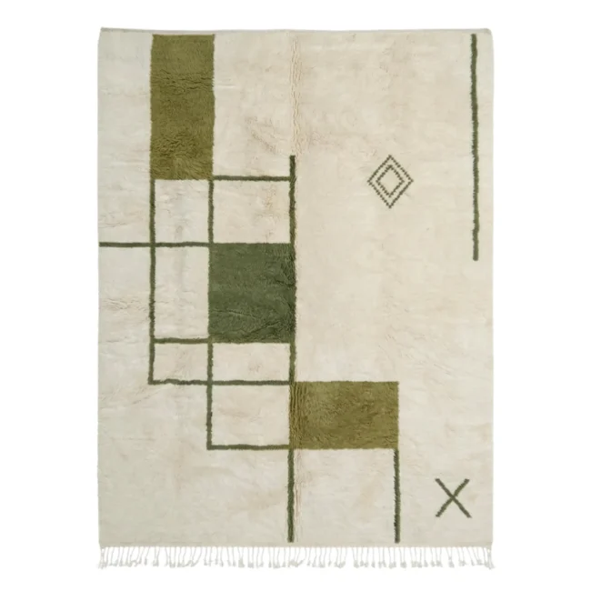 Moroccan Custom Mrirt Wool Rug