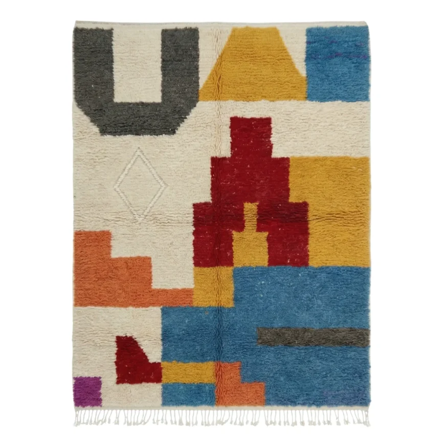 Moroccan Mrirt Wool Rug
